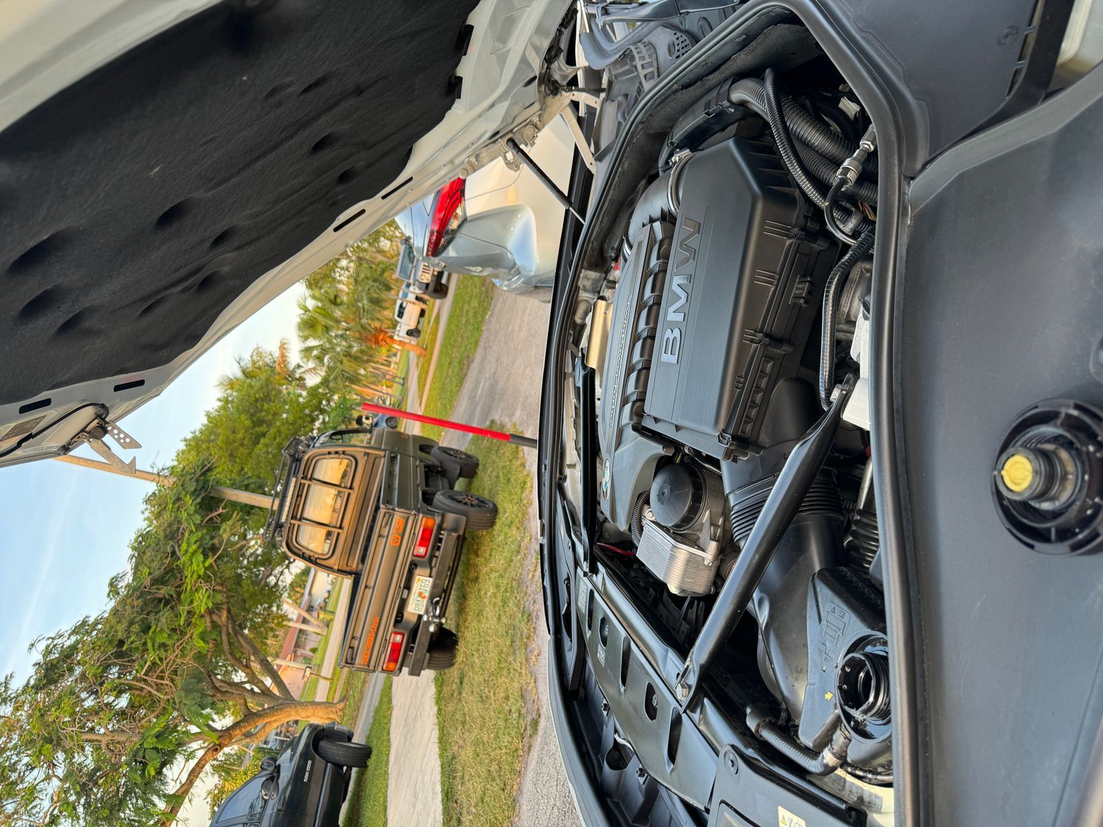 BMW engine being serviced by Bavarian Rebel